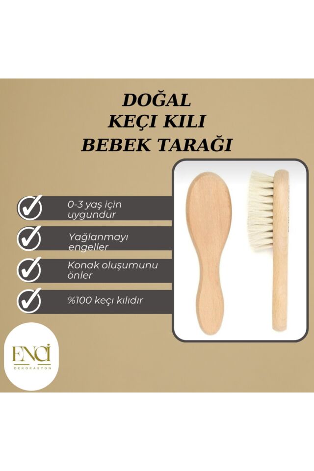 DOĞAL BEBEK TARAĞI( KEÇİ KILI )