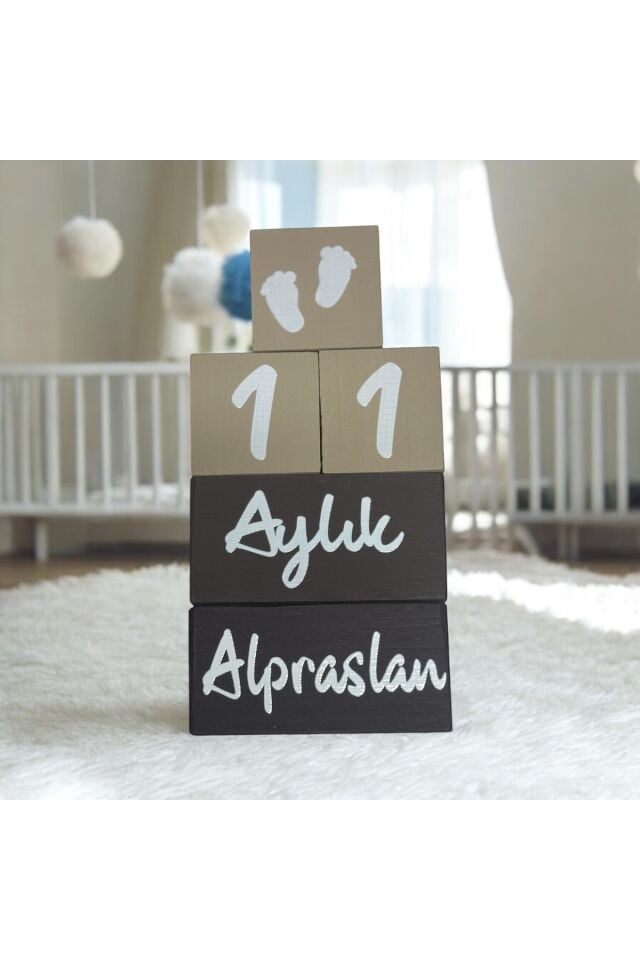 İsme Özel Bebek Anı küpü isimli set dekor fotoğraf çekimi bebek hediyelik bakım anne bebek yenidoğan